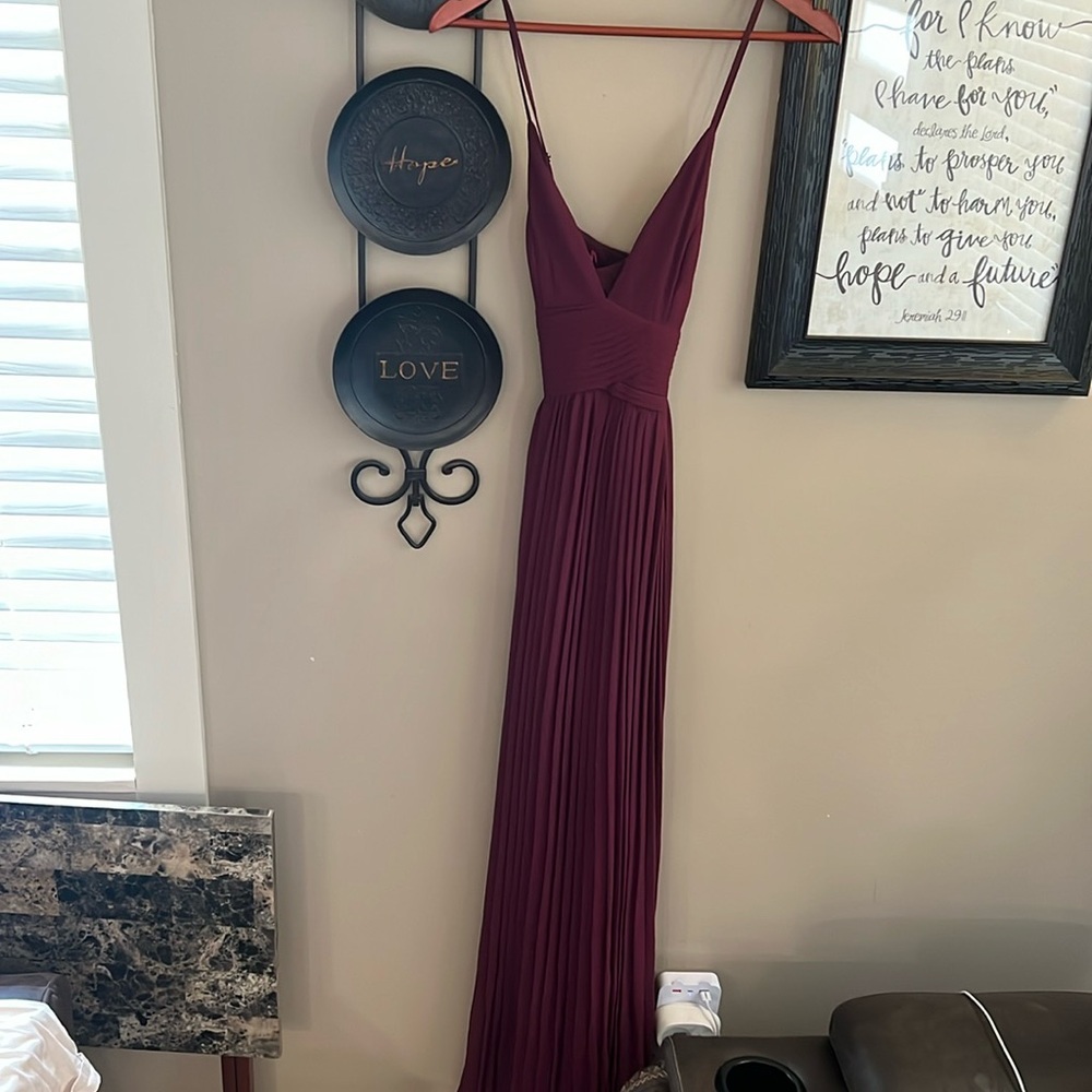 Fashion Nova Wine Dress